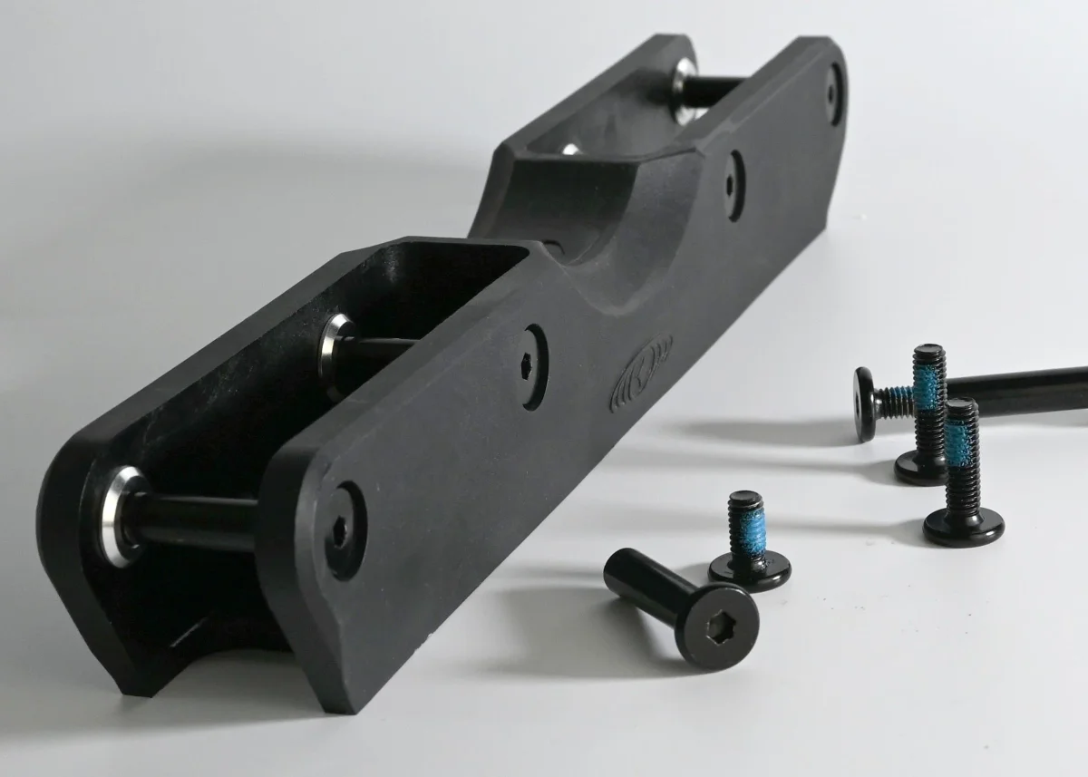 Black Antirocker Frame with axles and mounting bolts
